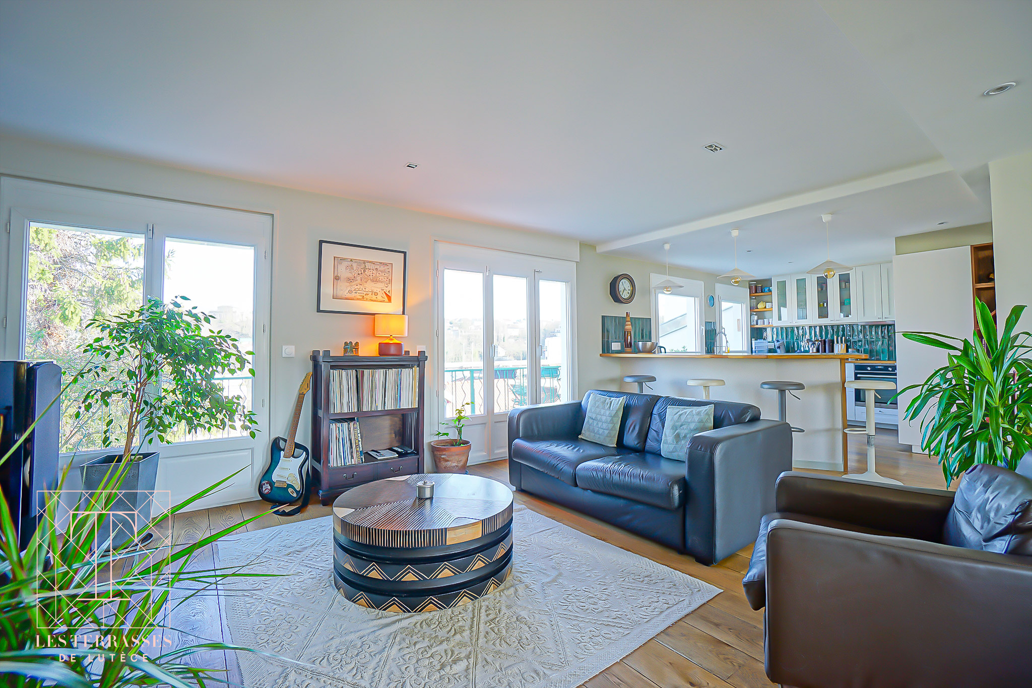 Photo n°4 du bien immobilier Meudon : Appartement en dernier étage avec terrasse et vue Paris