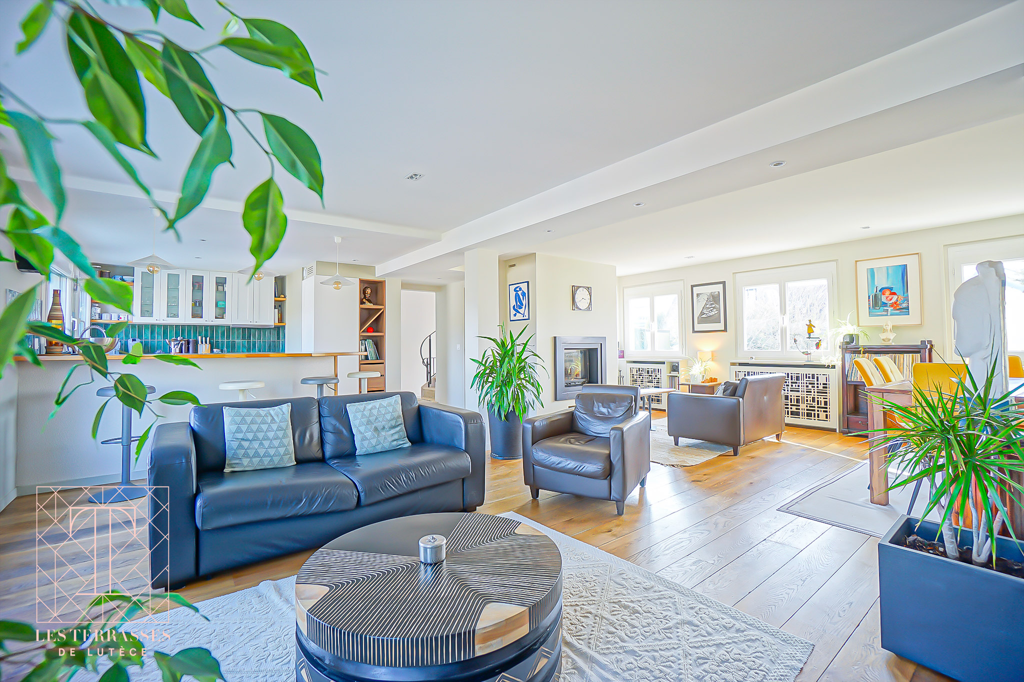 Photo n°5 du bien immobilier Meudon : Appartement en dernier étage avec terrasse et vue Paris